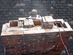 During work on Chimney Crowns